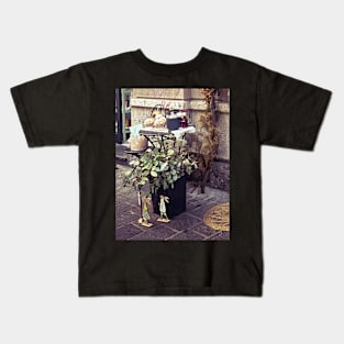 Street Shop Bunny Flowers Rabbit Kids T-Shirt